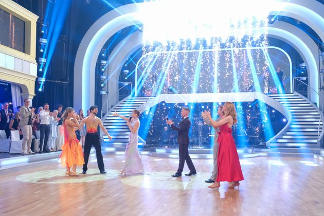 Mirjam Weichselbraun, Andi Knoll, Paulus Bohl und Catharina Malek gratulierten.