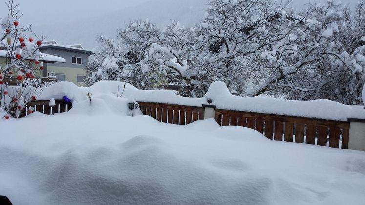 Schneefoto aus Axams.