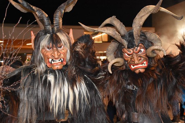 Krampusumzug in Haiming.