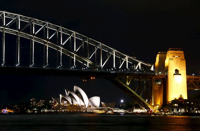 Harbour Bridge und Opernhaus in Sydney.
