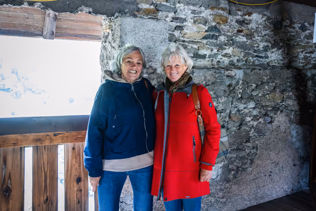 Brigitte und Marianne erkundeten begeistert das Museum.