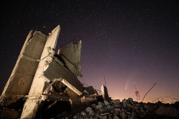 Über Ariha, Syrien.