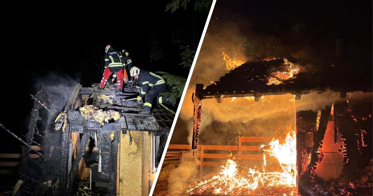 Jagdh-tte-bei-Roppen-stand-in-Flammen-Glut-im-Ofen-l-ste-das-Feuer-aus