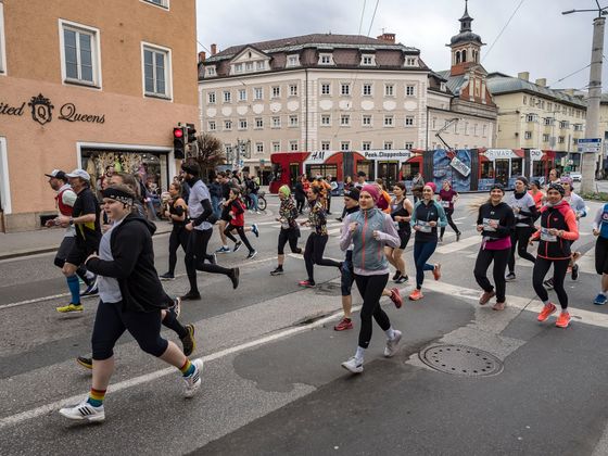 Impressionen vom Frühlingslauf in Innsbruck.