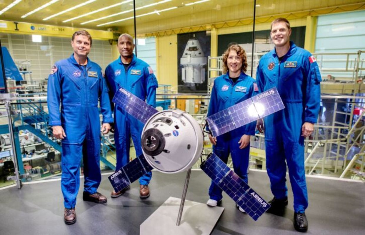 Mond-Crew begeistert vom Landevorgang