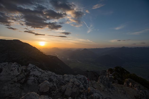 Sonnenaufgangswanderung auf das Ebner Joch.
