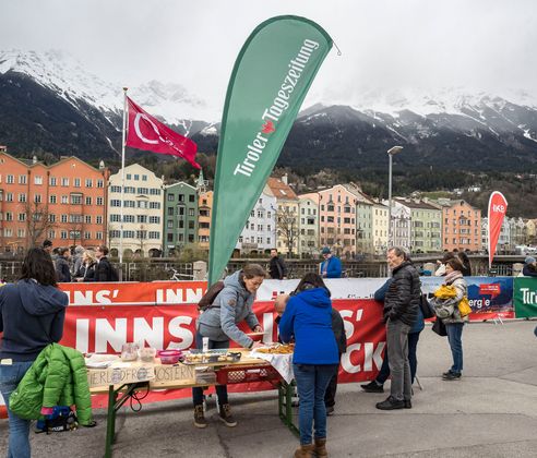 Impressionen vom Frühlingslauf in Innsbruck.