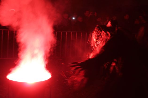 Kramsacher Bergtoifi beim Jubiläumslauf in Kössen.