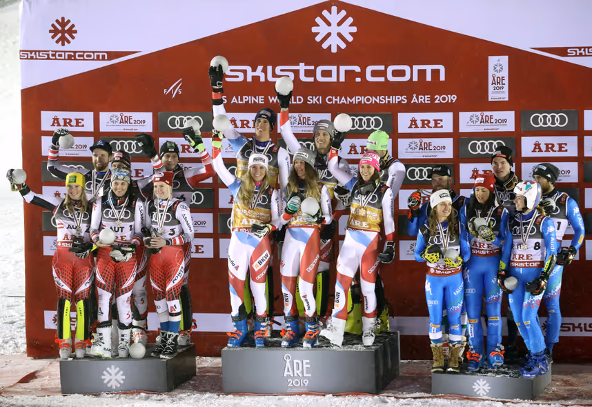 Österreich holt Silber im Teambewerb, WM-Gold geht an die Schweiz