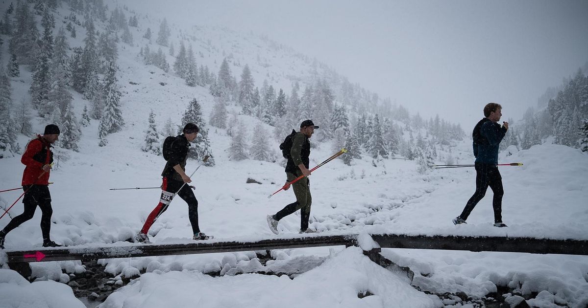Wildes-Schneetreiben-nach-Wintereinbruch-beim-Stuiben-Trailrun-im-tztal