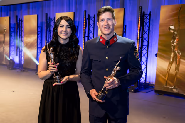 Stephanie Venier und Raphael Haaser