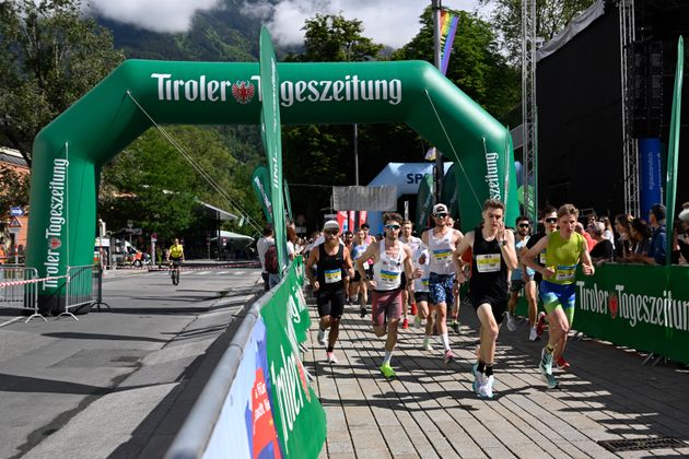 Erst der Hauptlauf, dann der Familienlauf.