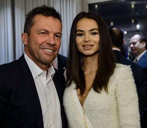 Lothar Matthäus und seine Frau Anastasia