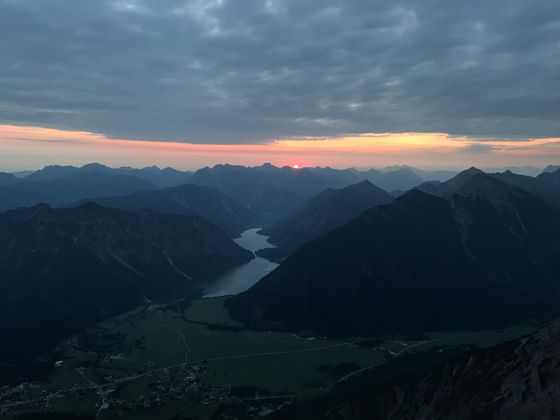 Sonnenaufgang am Thaneller.