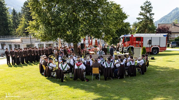 2025 07 19, Segnung Tanklöschfahrzeug  Feuerwehr Ainet, FF