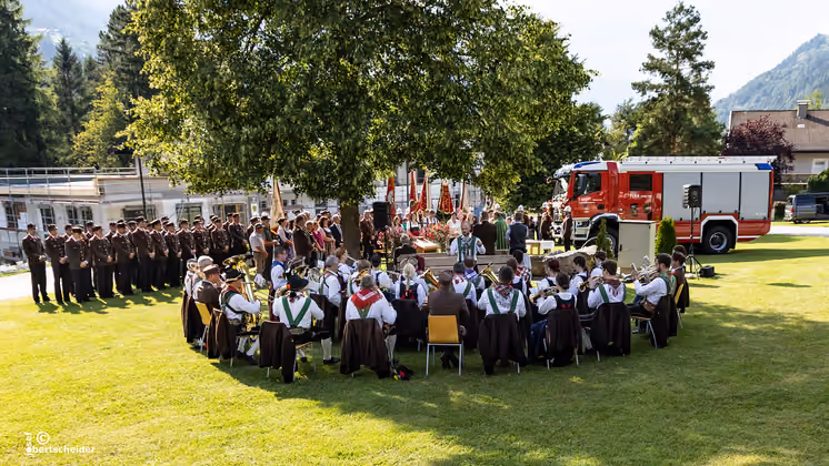 2025 07 19, Segnung Tanklöschfahrzeug  Feuerwehr Ainet, FF