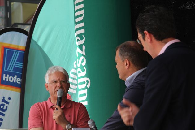 BH-Stv. Siegmund Geiger am Mikrofon.