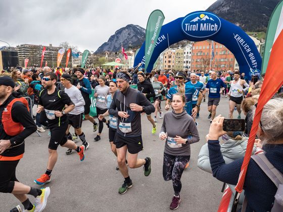 Impressionen vom Frühlingslauf in Innsbruck.