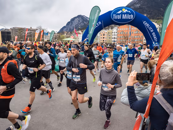 Impressionen vom Frühlingslauf in Innsbruck.