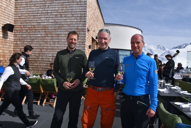 Die Unternehmer Roland Schwaiger, Martin Gruber und Klaus Mantl (Mohr Life Resort).