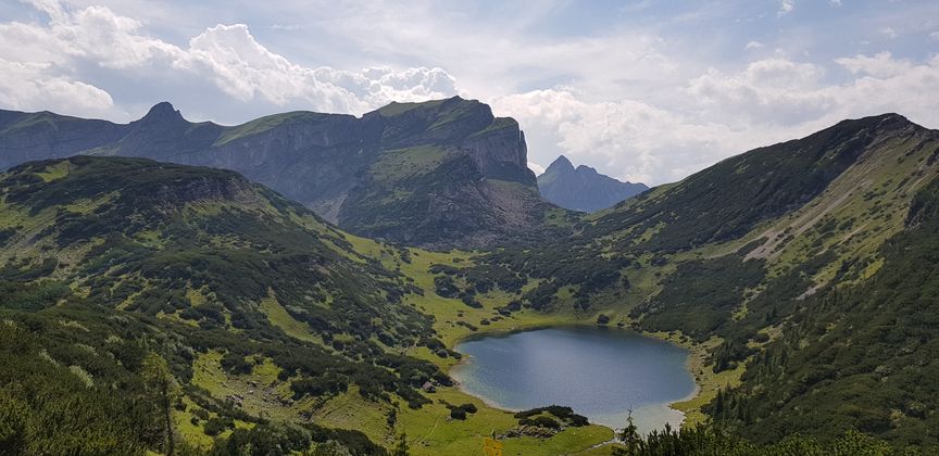 Zireiner See im Rofan oberhalb von Münster.