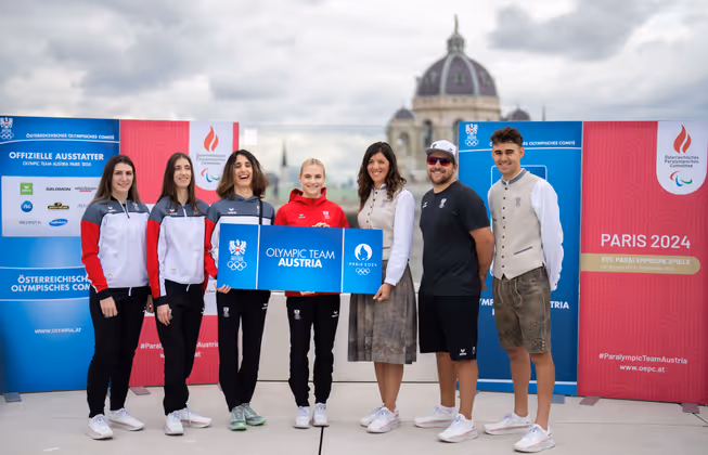 Michaela Polleres (Judo), Anna-Maria und Eirini Marina Alexandri (Synchronschwimmen), Victoria Hudson (Leichtathletik), Magdalena Lobnig (Rudern), Valentin Bontus (Kitesurfen) und Tim Wafler (Radsport).