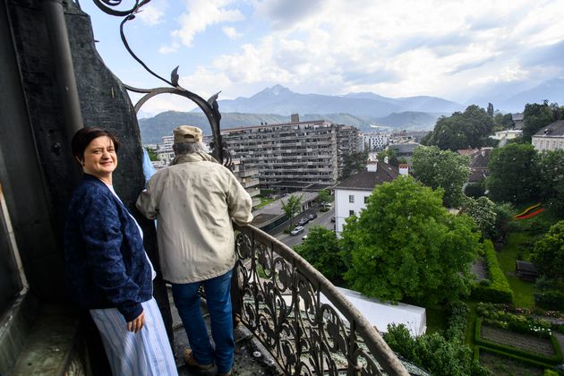Aussicht auf die Dächer von Innsbruck