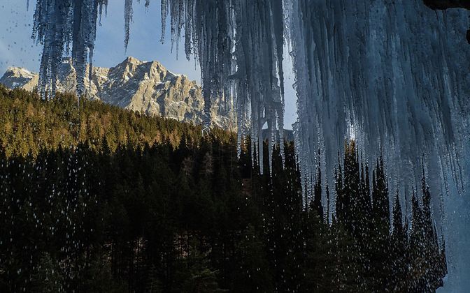 Eiszeit: Ehrwald war am Dreikönigstag und am Samstag einer der kältesten Orte Österreichs.