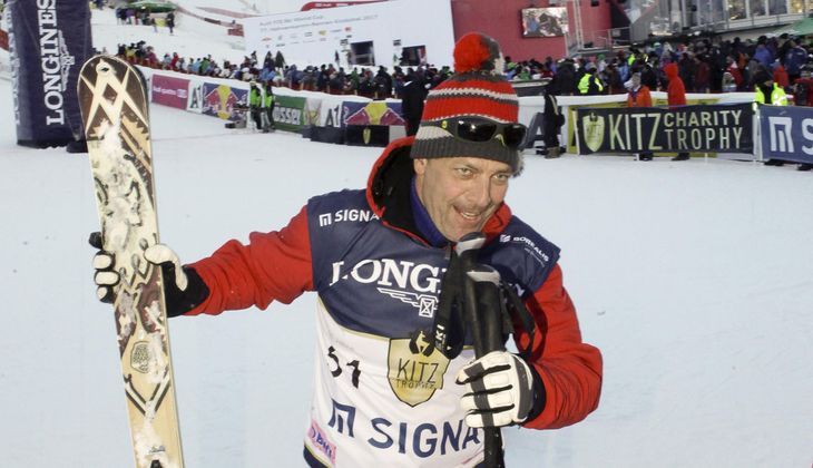 Nicht wedeln, nicht carven: Mime Gregor Bloéb hatte seinen eigenen Stil.