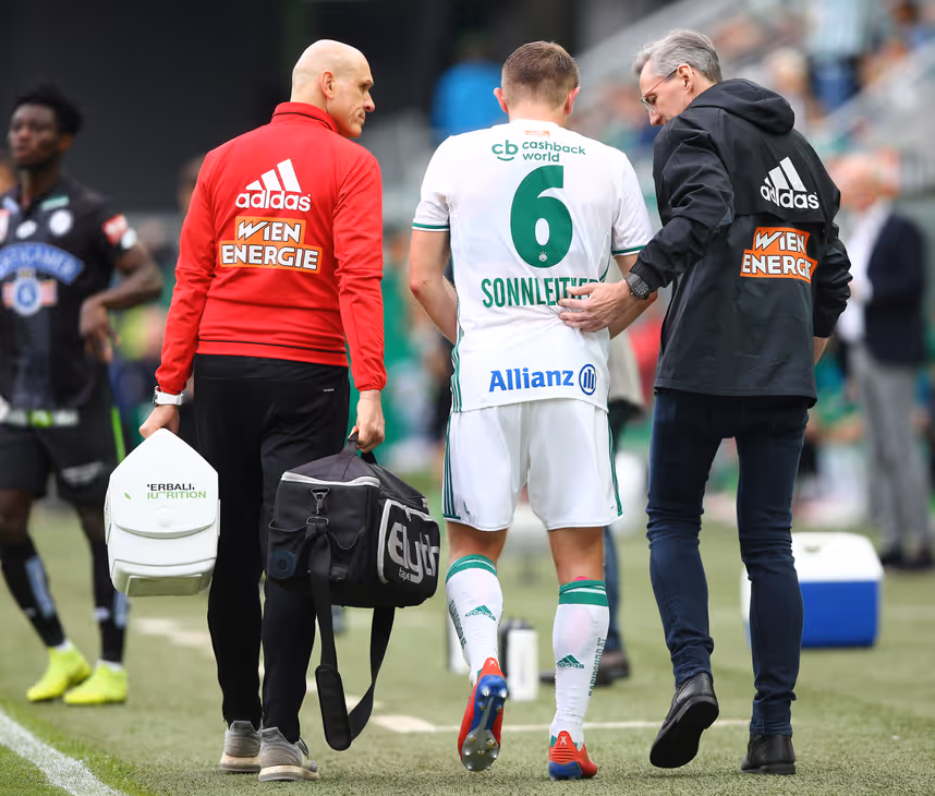 Rapid vor Play-Off kämpferisch, Sonnleitner fällt länger aus