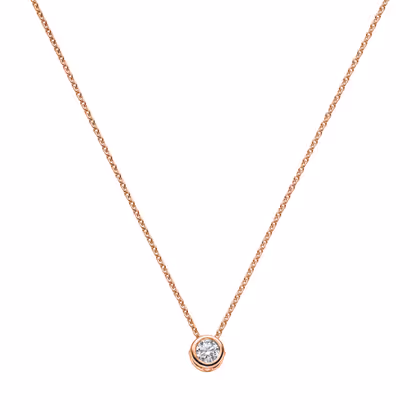 Solitäranhänger an Collier
