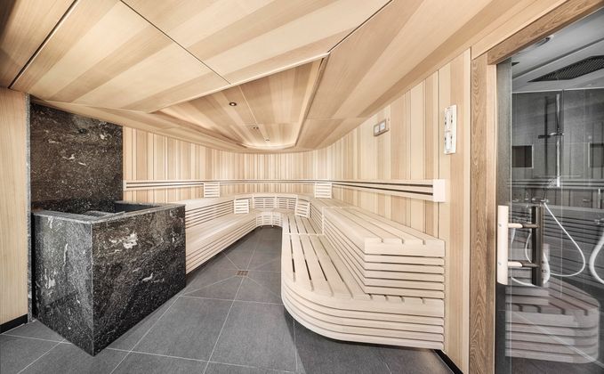 Finnische Gartensauna