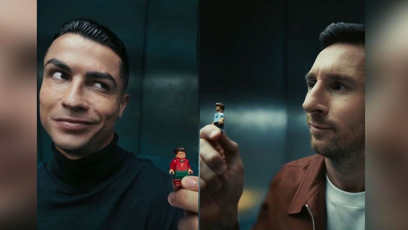 Fußballfans flippen aus: Cristiano Ronaldo und Lionel Messi in einem Spot