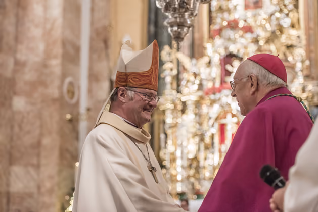Erzbischof und Nuntius Peter Zurbriggen nahm ebenfalls an der Messe teil.