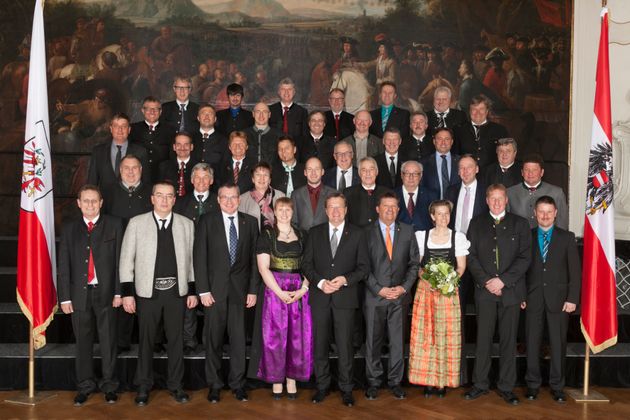 Die BürgermeisterInnen des Bezirks Reutte.