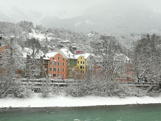 Sophia Casalnuovo schickte uns ein Foto vom verschneiten Innsbruck.