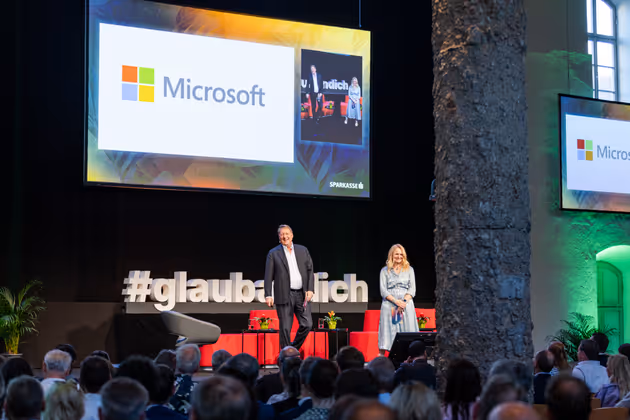 Nikolaus Futter und Daniela Haunstein (Invest.austria) glänzten mit ihrerKeynote über Venture-Capital und Start-ups in Österreich.