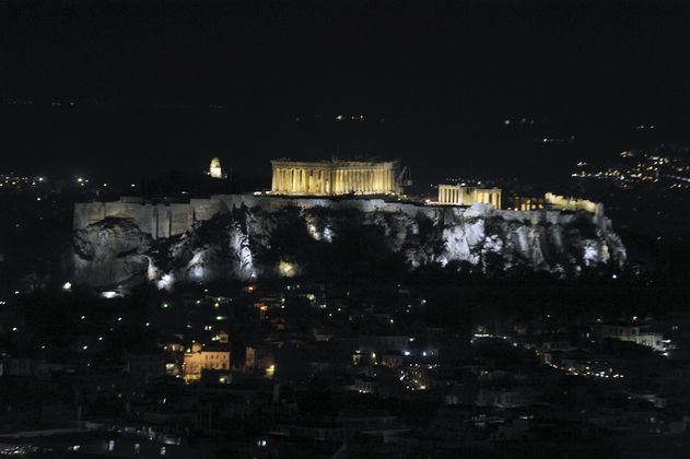 Die Akropolis in Athen.