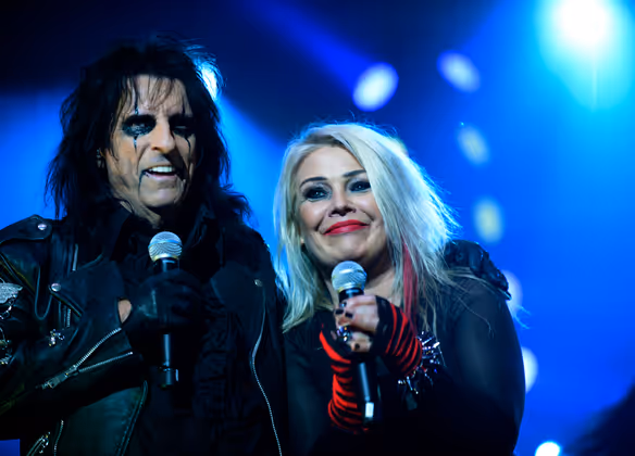 Fast 110 Jahre Sound-Erfahrung: Alice Cooper (66) und Kim Wilde (53) sind immer noch gut in Schuss.