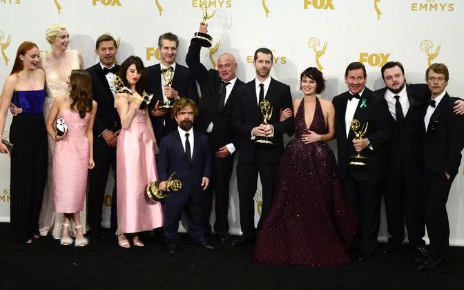 Stars und Produzenten von "Game of Thrones" feierten den Emmy für die Beste Dramaserie.