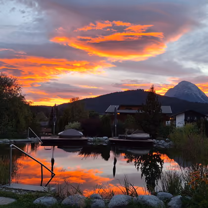 Herrliche Abendstimmung in Seefeld.
