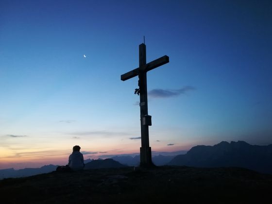 Warten auf den Sonnenaufgang; Straubinger Haus/Fellhorn