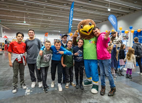 TT-Adler Toni war mit von der Partie.