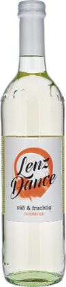 Lenz Moser,
Lenz Dance lieblich: 
Intensiver Duft nach exotischen Früchten, ausgewogene Harmonie zwischen Säure und Süße, vollmundig und gehaltvoll, feiner und langanhaltender Abgang. 
ab 2 € 3,50
statt € 3,99