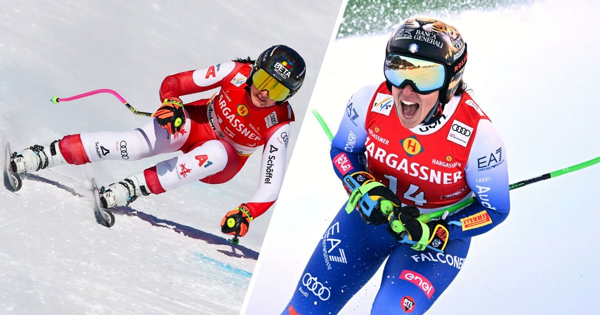 Brignone triumphiert in der Abfahrt von St. Anton, Tirolerin Venier ...