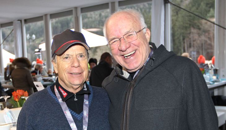 ... sowie ÖSV-Boss Schröcksnadel und Landtagspräsident van Staa im VIP-Klub.