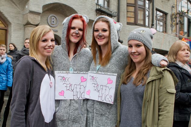 Faschingstreiben in Innsbruck.