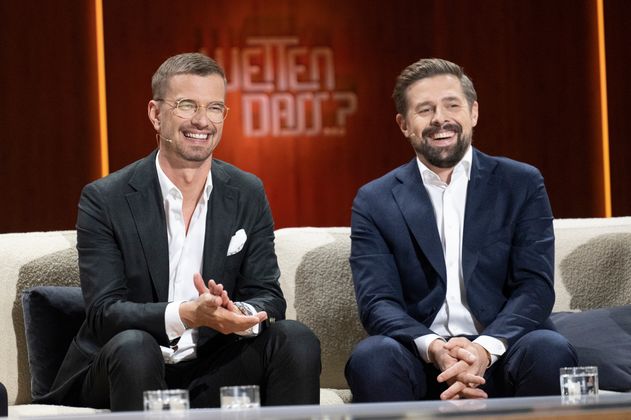 Auch das Moderatorenduo Joko Winterscheidt und Klaas Heufer-Umlauf war zu Gast.