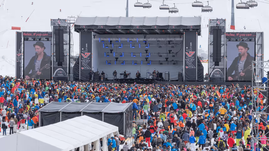 Johannes Oerding feierte mit 17.000 Fans auf der Ischgler Idalp