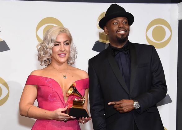 Joelle James und Larrance Dopson.